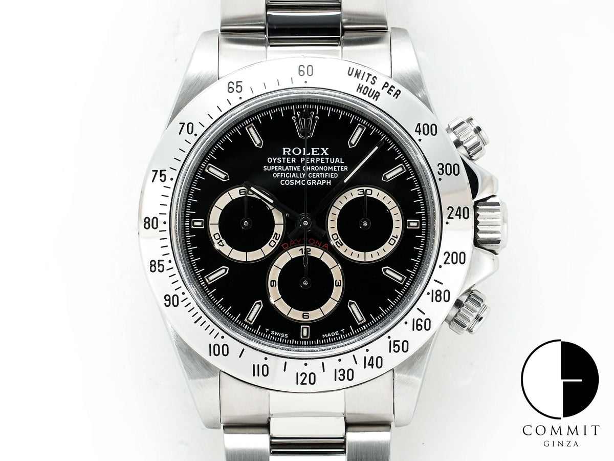 ロレックス デイトナ エルプリメロ Ref.16520 ステンレススチール ブラック文字盤 中古 4osce48c
