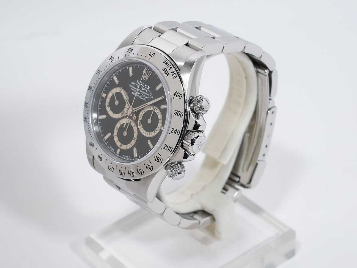 ロレックス デイトナ エルプリメロ Ref.16520 ステンレススチール ブラック文字盤 中古 4osce48c