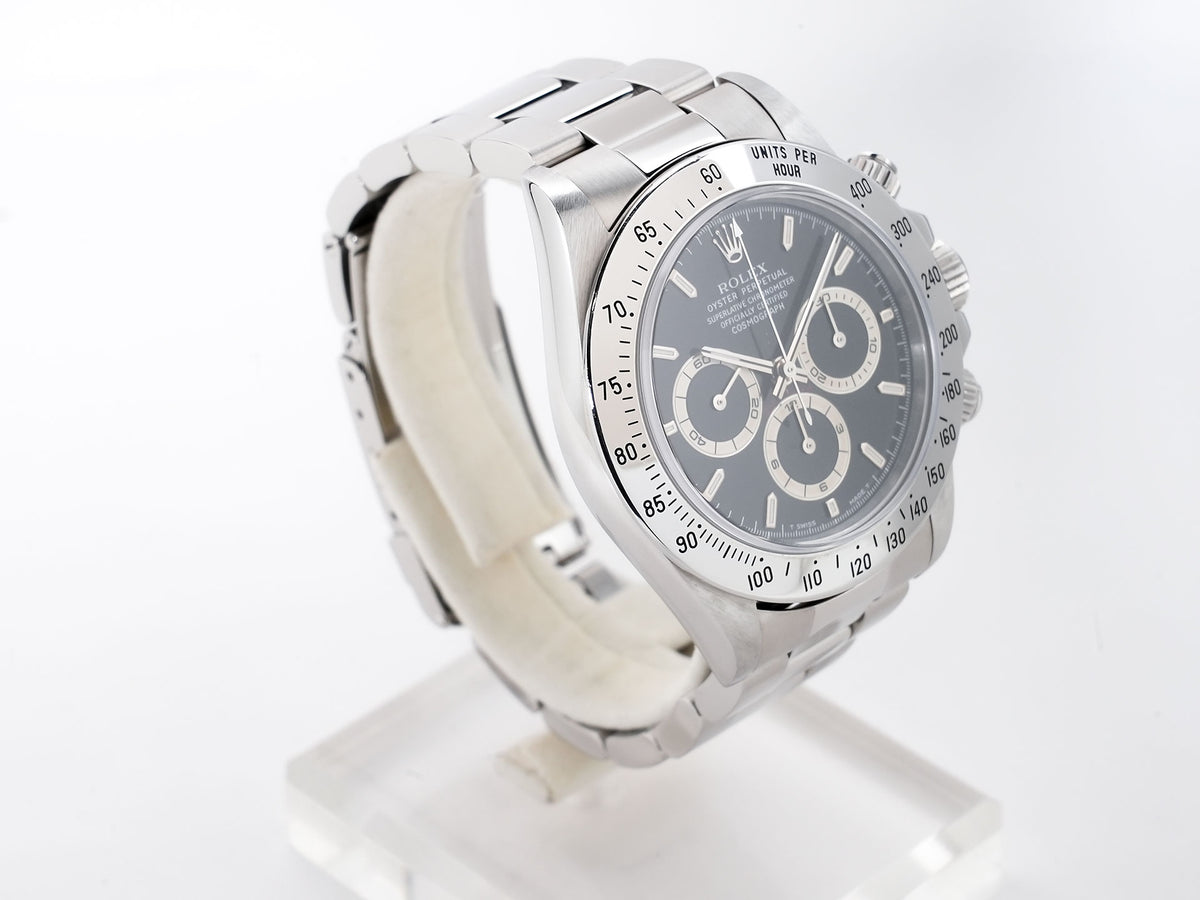 ロレックス デイトナ エルプリメロ Ref.16520 ステンレススチール ブラック文字盤 中古 4osce48c