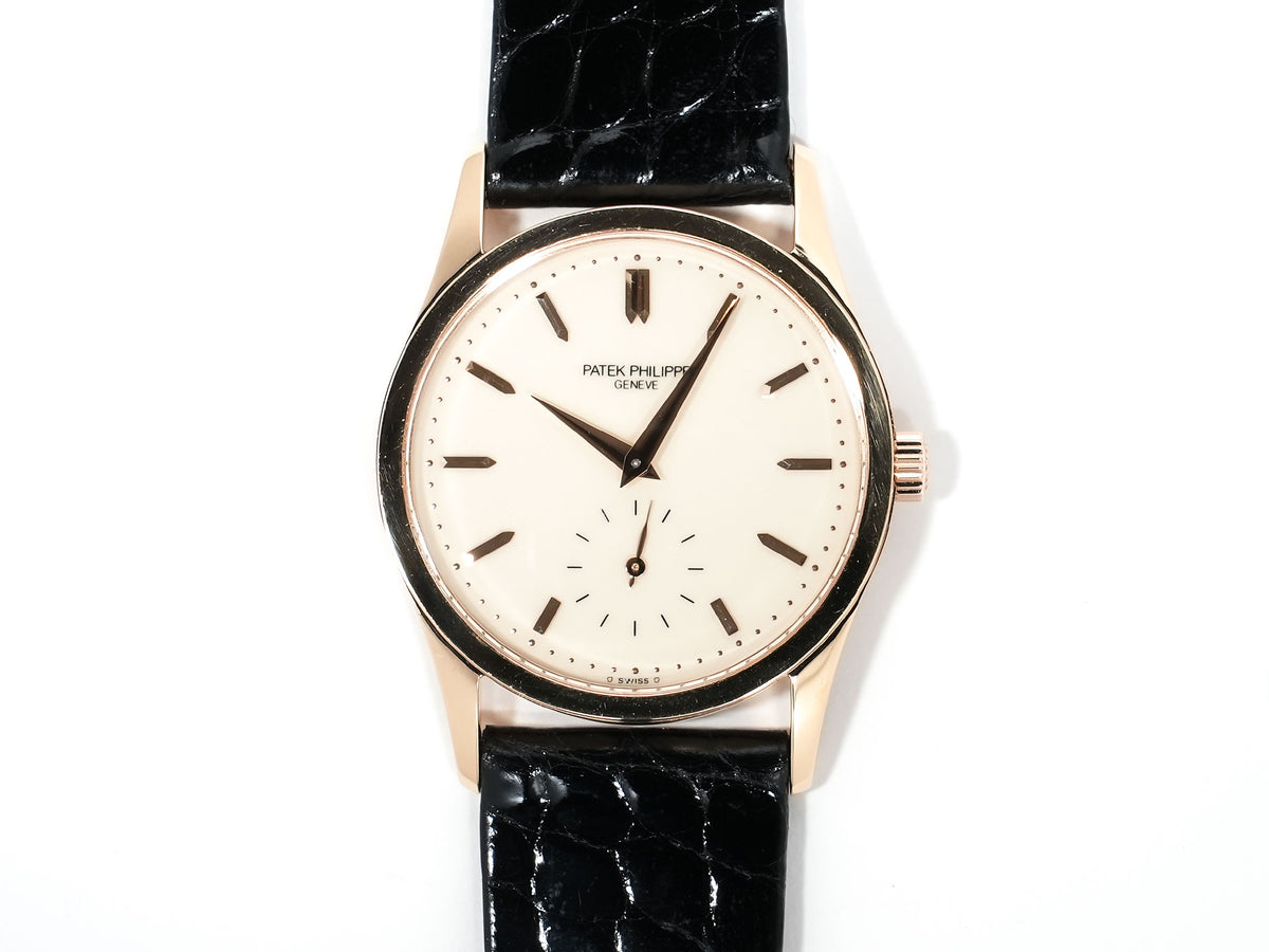 パテックフィリップ カラトラバ Ref.3796R-014 ローズゴールド アイボリー文字盤 中古 xnkjfkgm