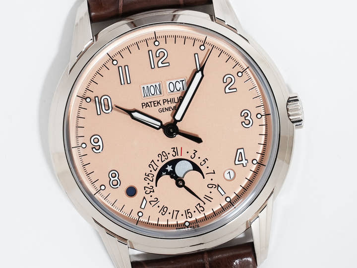 パテックフィリップ グランドコンプリケーション Ref.5320G-011 ホワイトゴールド ローズゴールドめっきのオパーリン文字盤 未使用 cp4it2cs