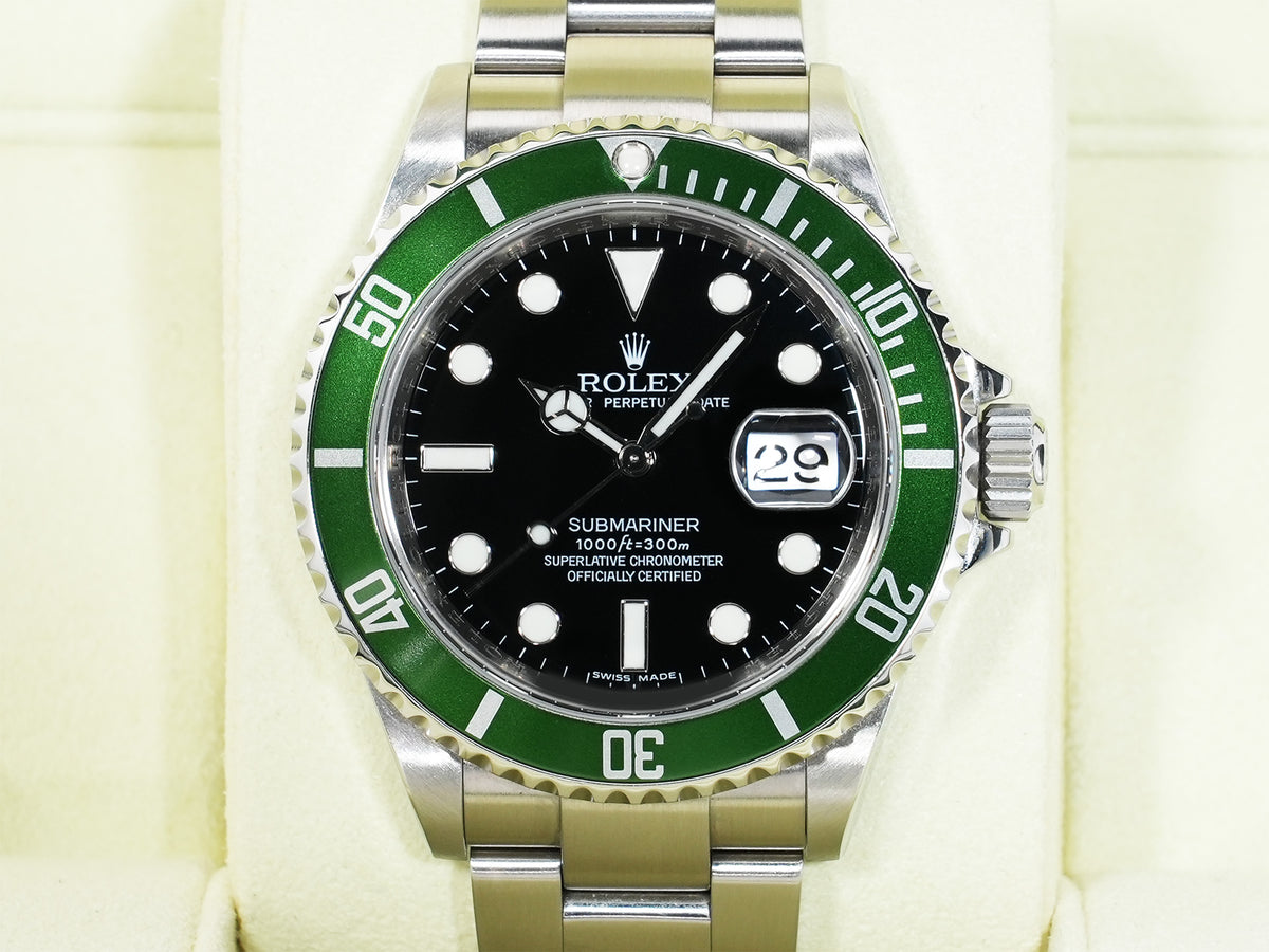 ロレックス サブマリーナー デイト Ref.16610LV ステンレススチール ブラック文字盤 美中古 yja25n86