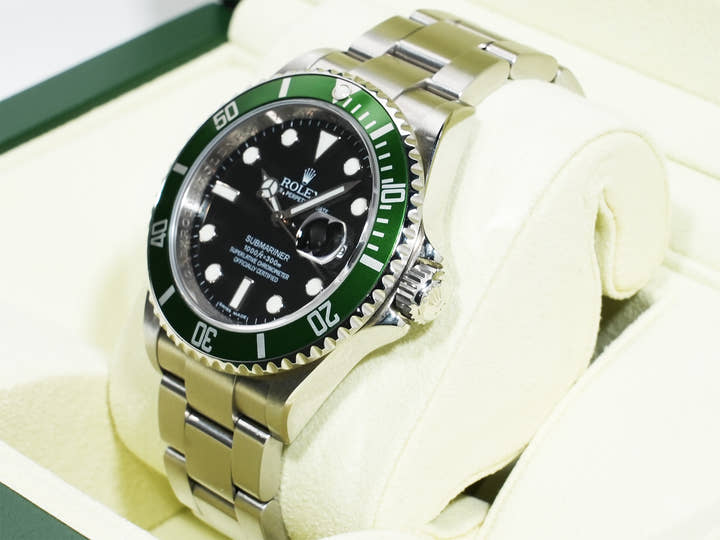 ロレックス サブマリーナー デイト Ref.16610LV ステンレススチール ブラック文字盤 美中古 yja25n86