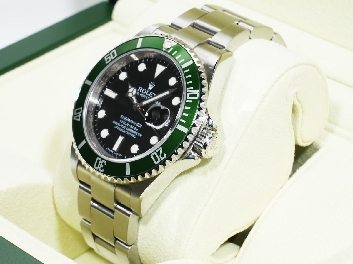 ロレックス サブマリーナー デイト Ref.16610LV ステンレススチール ブラック文字盤 美中古 yja25n86