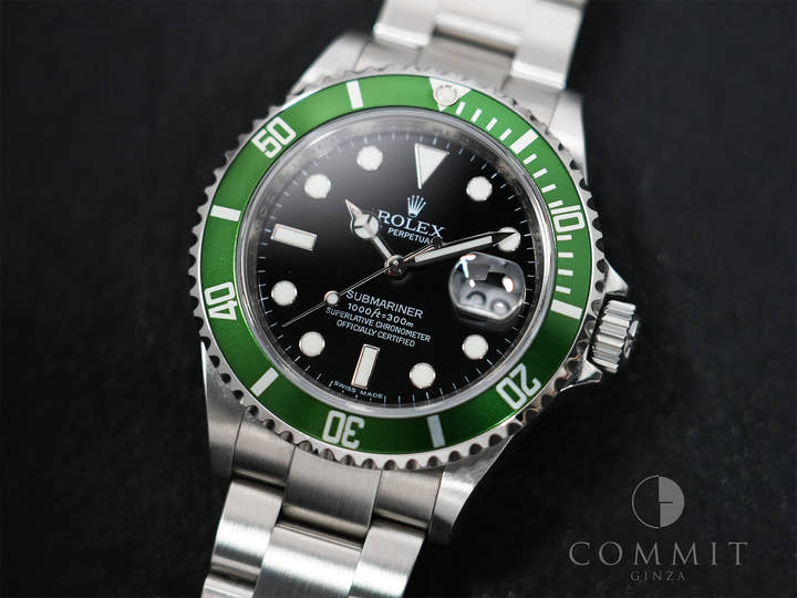 ロレックス サブマリーナー デイト Ref.16610LV ステンレススチール ブラック文字盤 美中古 yja25n86