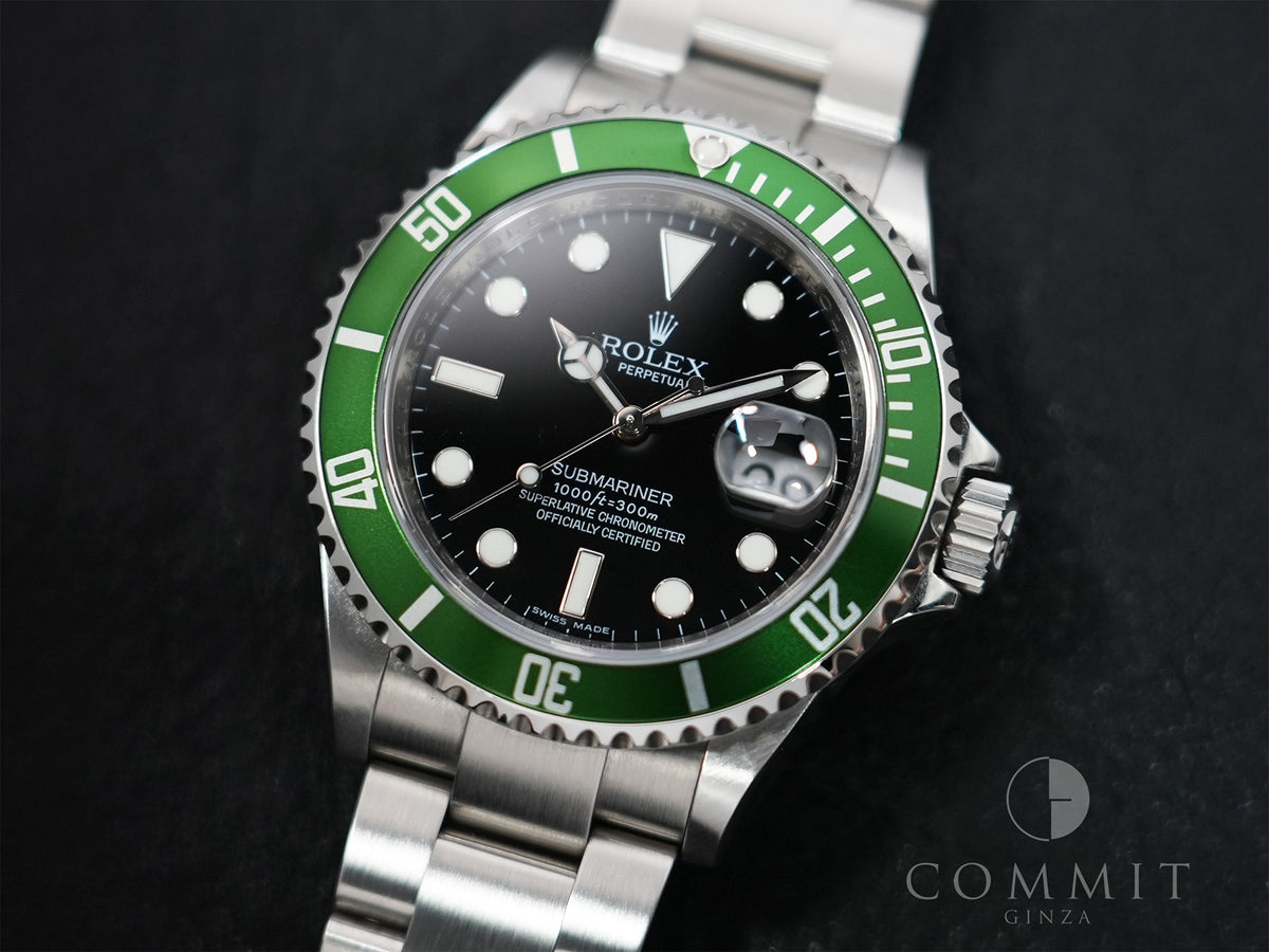 ロレックス サブマリーナー デイト Ref.16610LV ステンレススチール ブラック文字盤 美中古 yja25n86