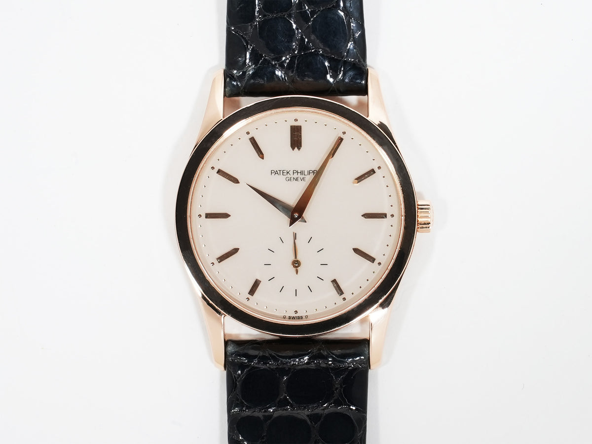パテックフィリップ カラトラバ Ref.3796R-014 ローズゴールド アイボリー文字盤 美中古 e8ccnat3