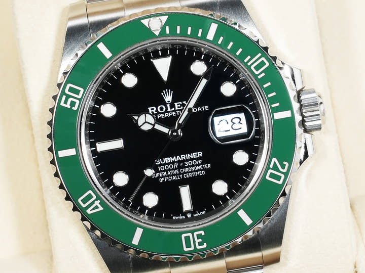 ロレックス サブマリーナー デイト Ref.126610LV ステンレススチール ブラック文字盤 美中古 8owcubqx