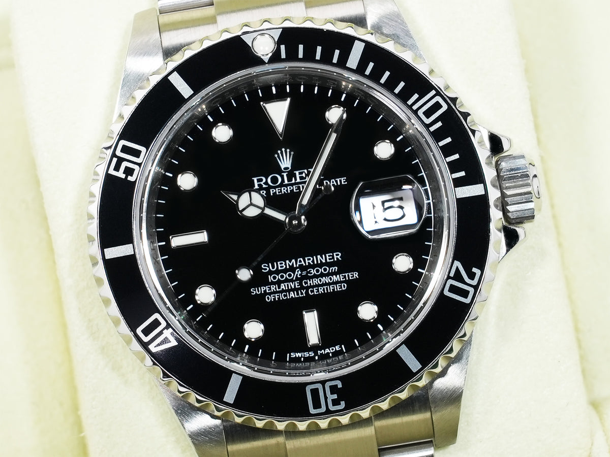 ロレックス サブマリーナー デイト Ref.16610 ステンレススチール ブラック文字盤 美中古 dg7dwccs