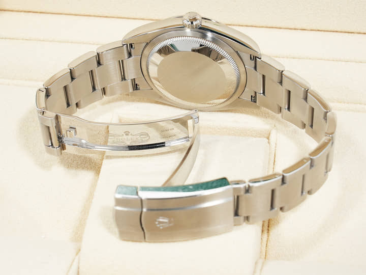 ロレックス オイスターパーペチュアル36 Ref.126000 ステンレススチール ターコイズ文字盤 中古 kpp3r58c