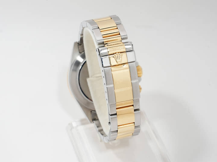 ロレックス デイトナ エルプリメロ Ref.16523NA ステンレススチール/イエローゴールド ホワイトシェルアラビア文字盤 中古 ezczyfcz