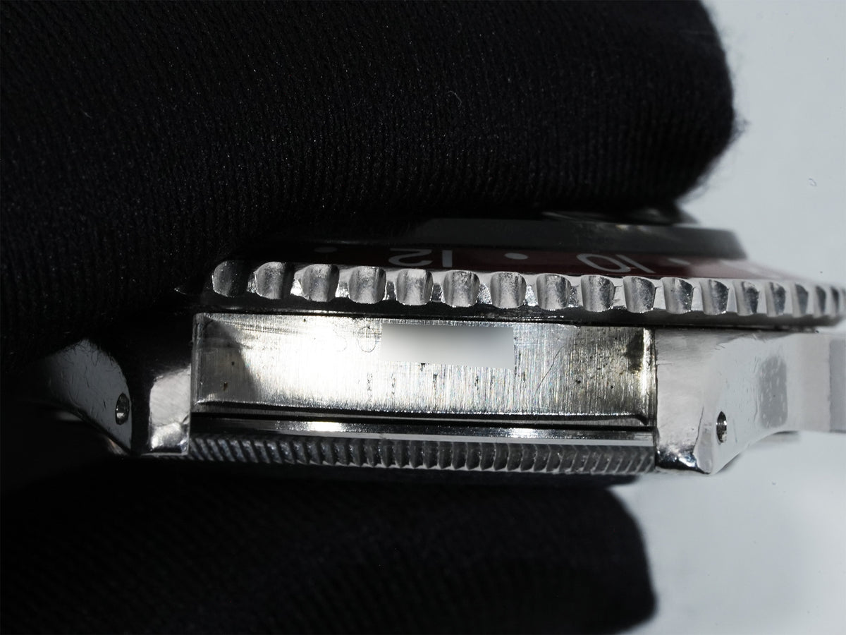 ロレックス GMTマスター Ref.1675 ステンレススチール ブラック文字盤 オイスターブレスレット 中古 z32yhiwg