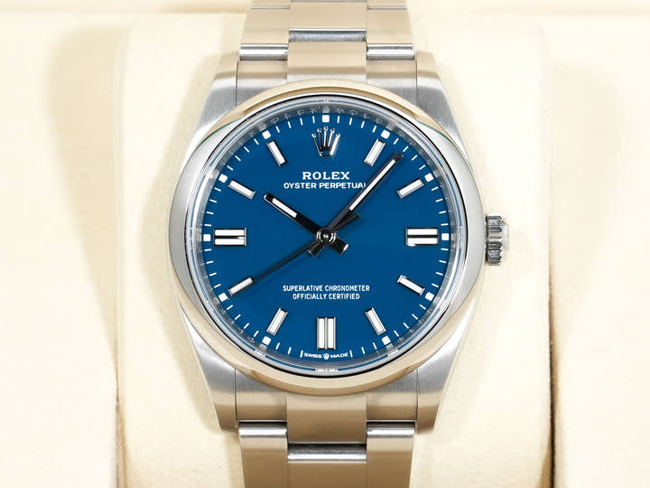 Rolex Oyster Perpetual 36 Ref.126000 Stainless Steel Bright Blue Dial Pre-owned k9hjrec6