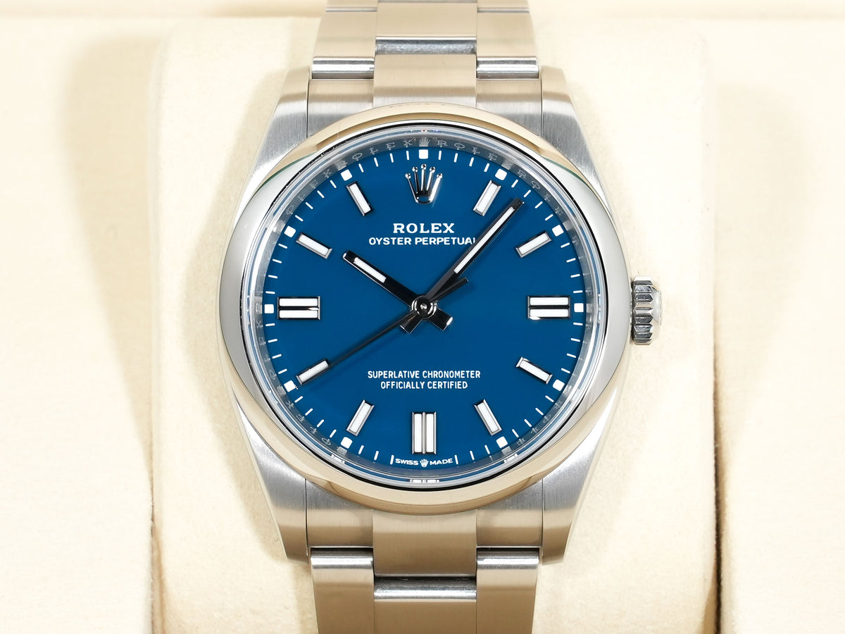 Rolex Oyster Perpetual 36 Ref.126000 Stainless Steel Bright Blue Dial Pre-owned k9hjrec6
