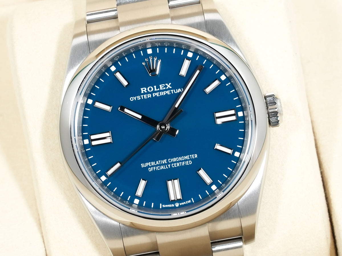 Rolex Oyster Perpetual 36 Ref.126000 Stainless Steel Bright Blue Dial Pre-owned k9hjrec6