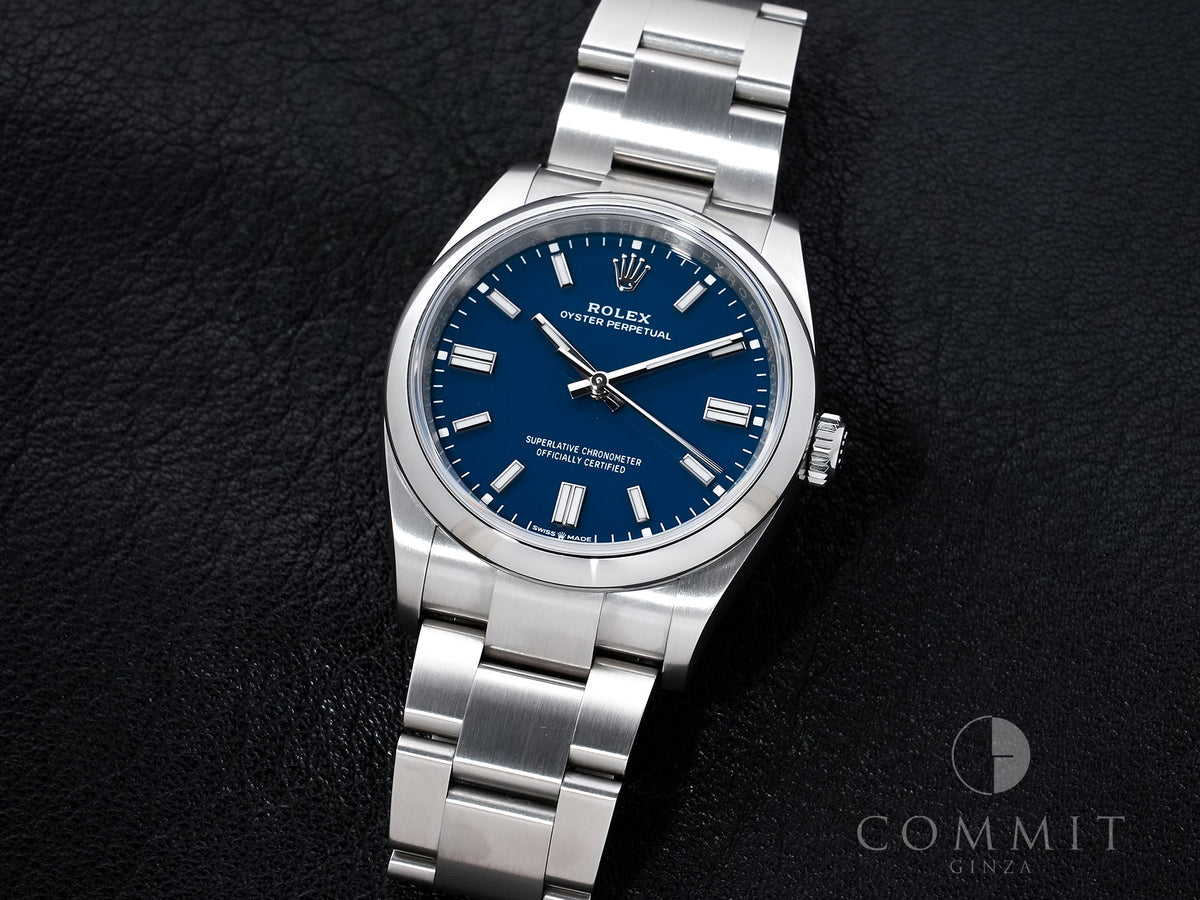 Rolex Oyster Perpetual 36 Ref.126000 Stainless Steel Bright Blue Dial Pre-owned k9hjrec6