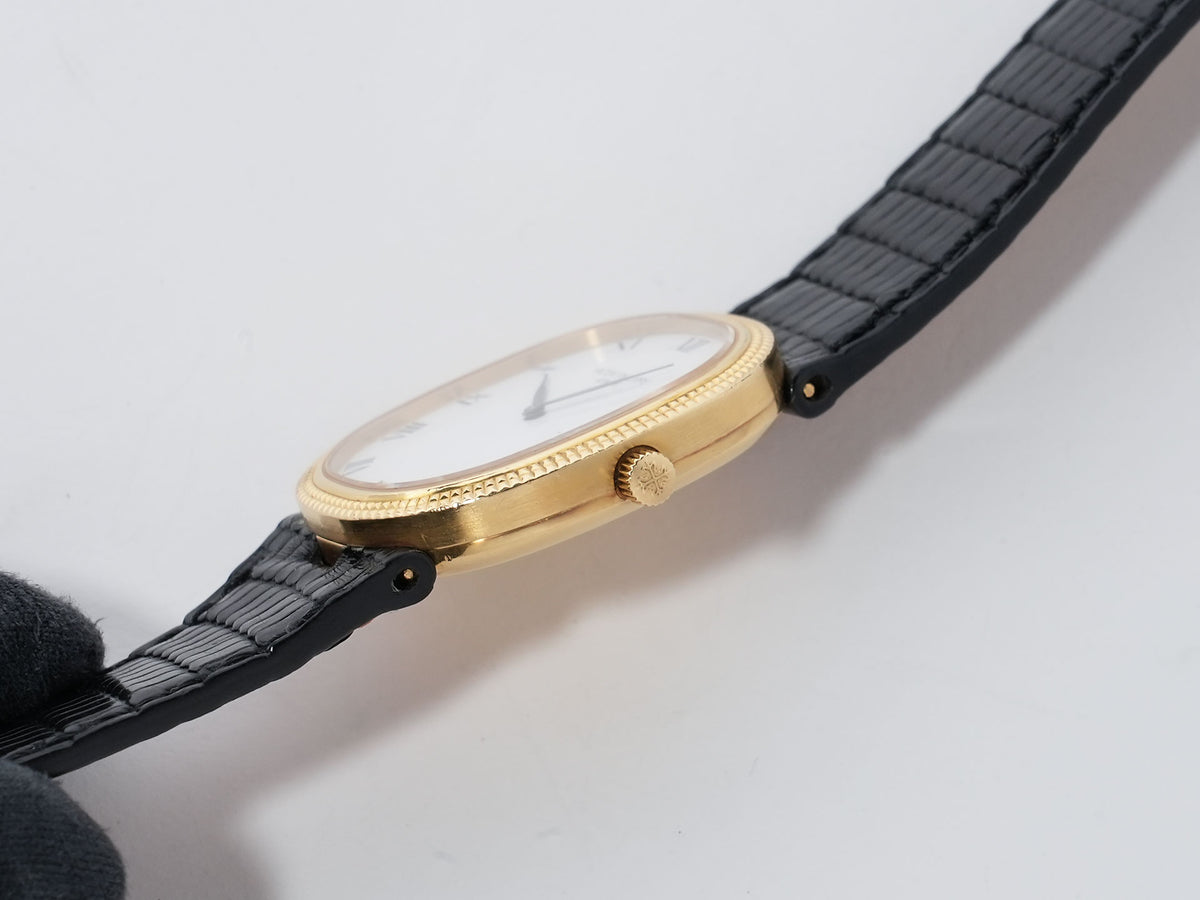 Patek Philippe Golden Ellipse Ref. 3986J Yellow Gold White Dial Pre-owned rexwkp99