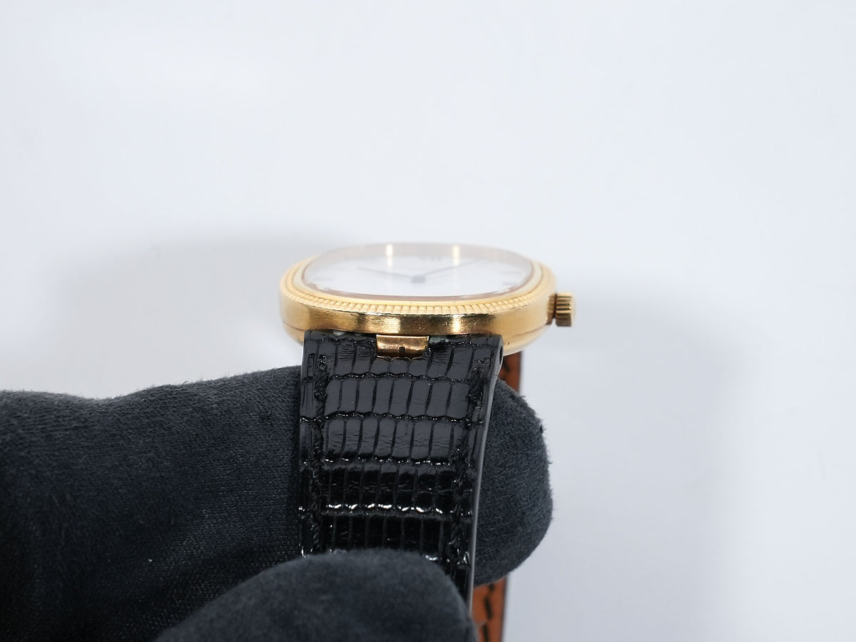 Patek Philippe Golden Ellipse Ref. 3986J Yellow Gold White Dial Pre-owned rexwkp99
