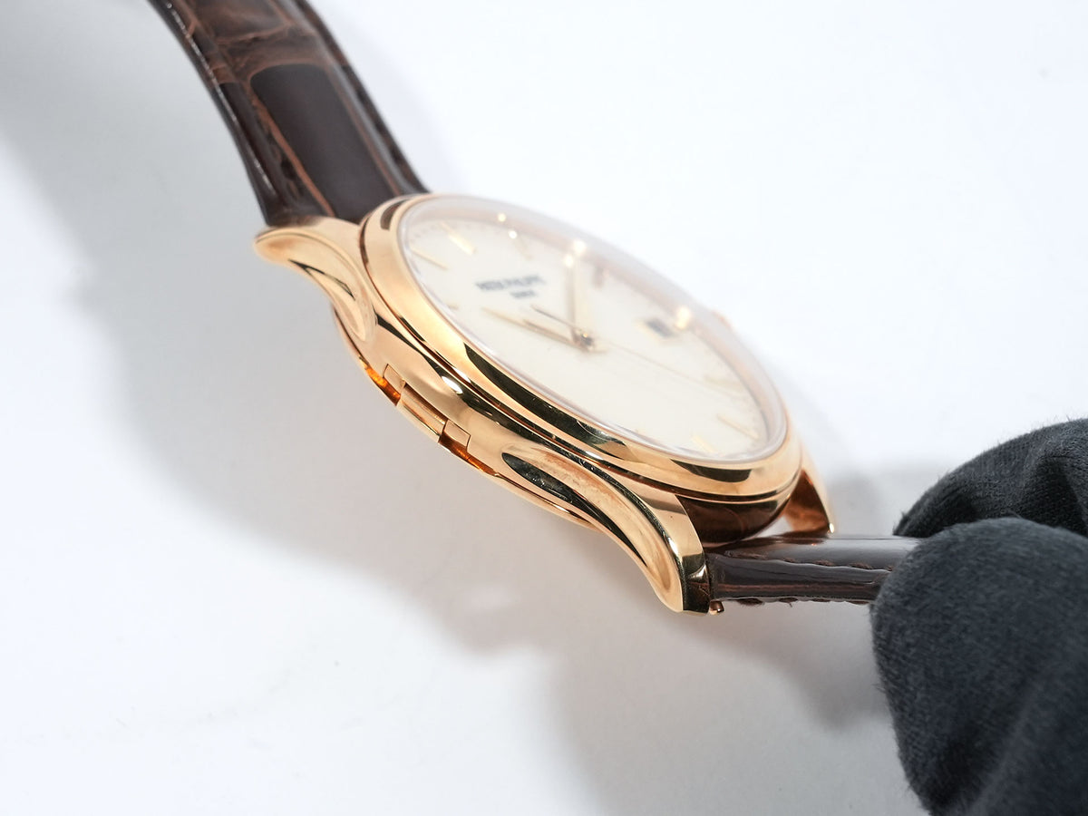 パテックフィリップ カラトラバ Ref.5227J-001 イエローゴールド アイボリー文字盤 美中古 rd9ay5tw