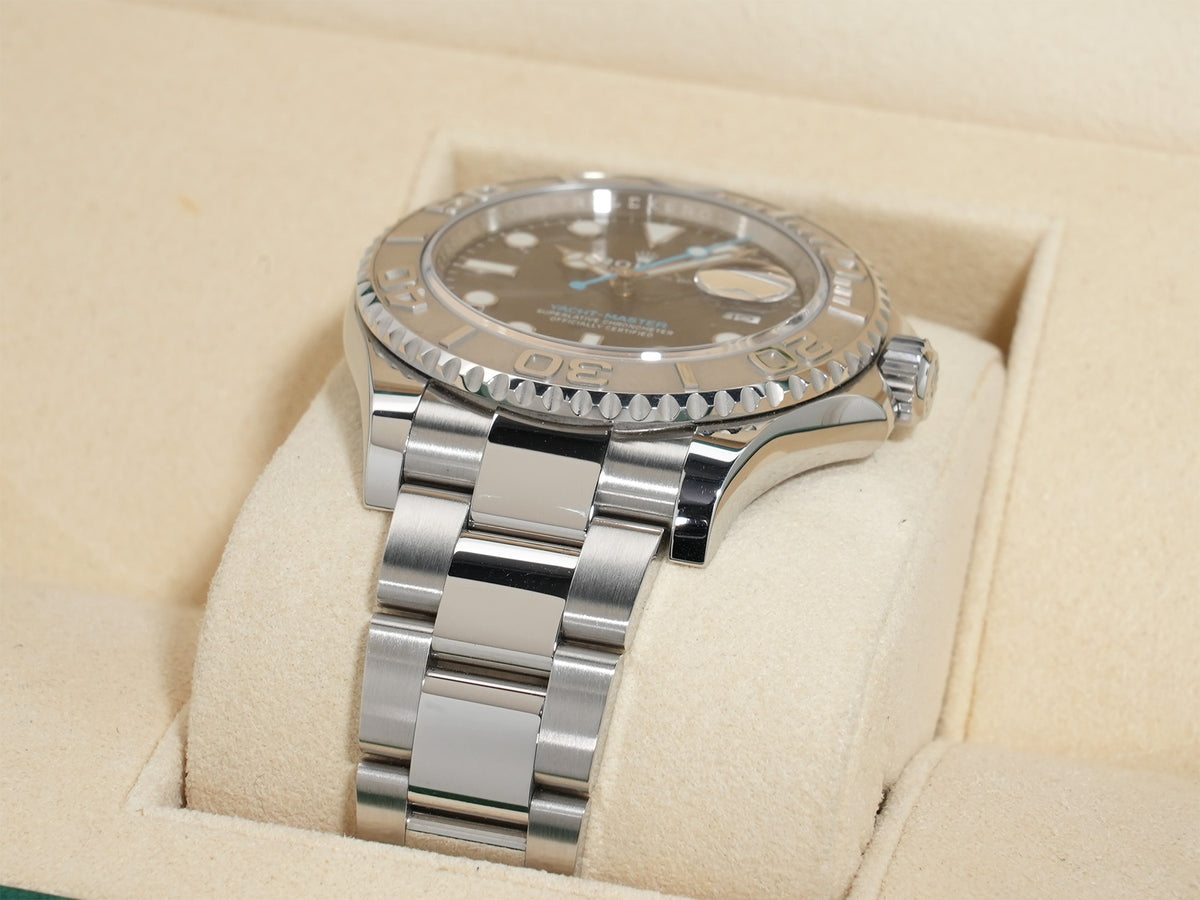 ロレックス ヨットマスター40 Ref.116622 ステンレススチール/プラチナ ダークロジウム文字盤 美品 o5tfjphv