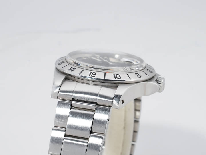 ロレックス エクスプローラーII Ref.1655 ステンレススチール ブラック文字盤 オイスターブレスレット 中古 v8wmszaw
