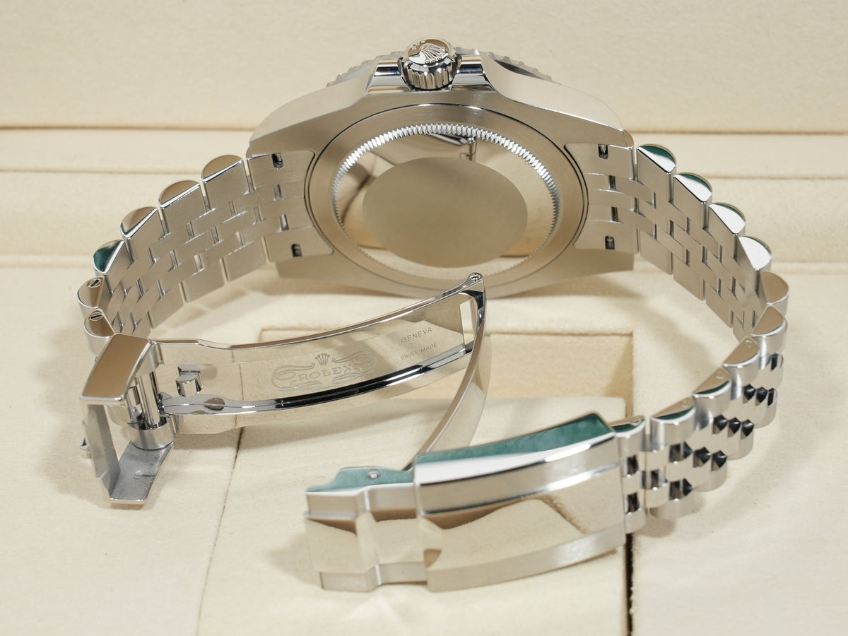 Rolex GMT-Master II Ref. 126710BLNR Stainless Steel Black Dial Jubilee Bracelet Unworn fmefgjqu