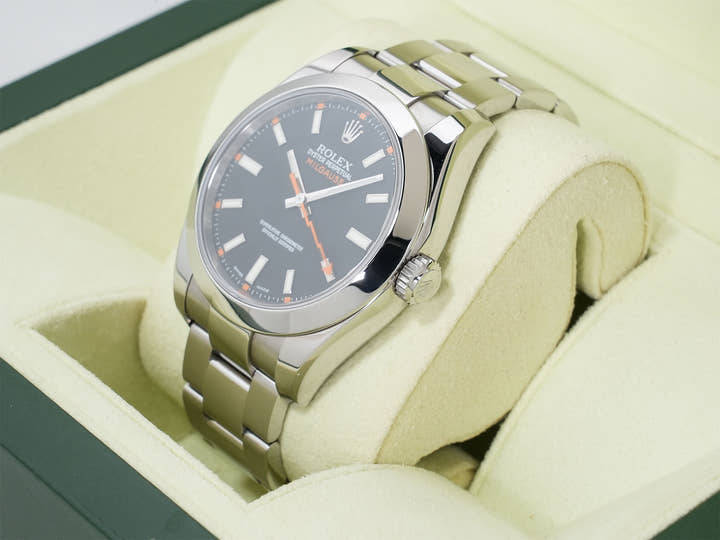 Rolex Milgauss Ref.116400 Stainless Steel Black Dial Pre-owned f83mf8n8