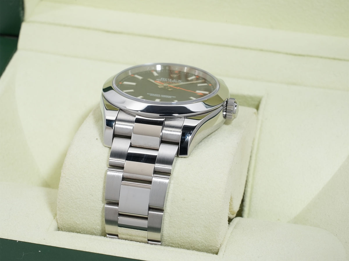 Rolex Milgauss Ref.116400 Stainless Steel Black Dial Pre-owned f83mf8n8