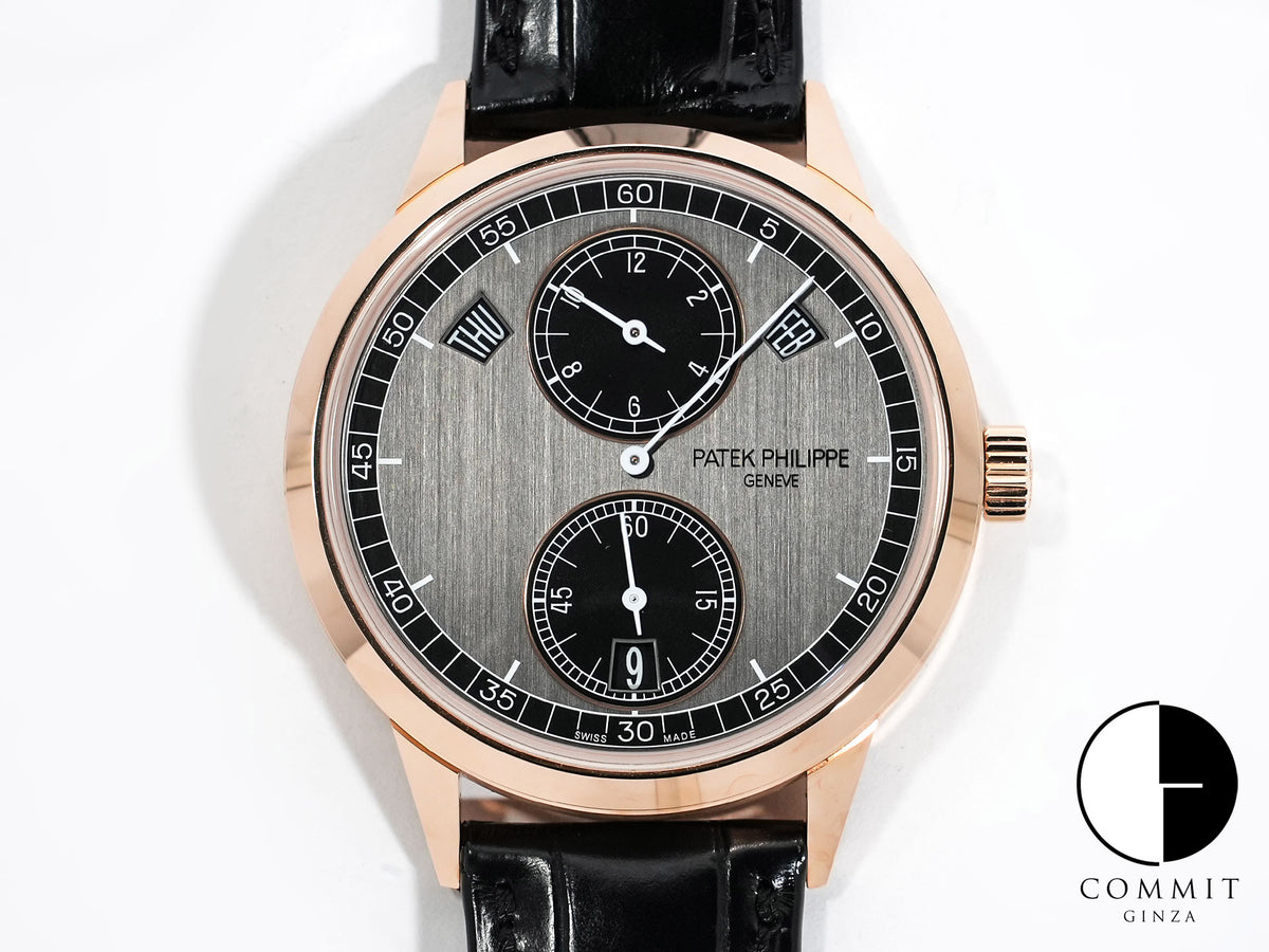 パテックフィリップ アニュアルカレンダー レギュレーター Ref.5235/50R-001 ローズゴールド グラファイト×エボニーブラック文字盤 美品 zspcwtky