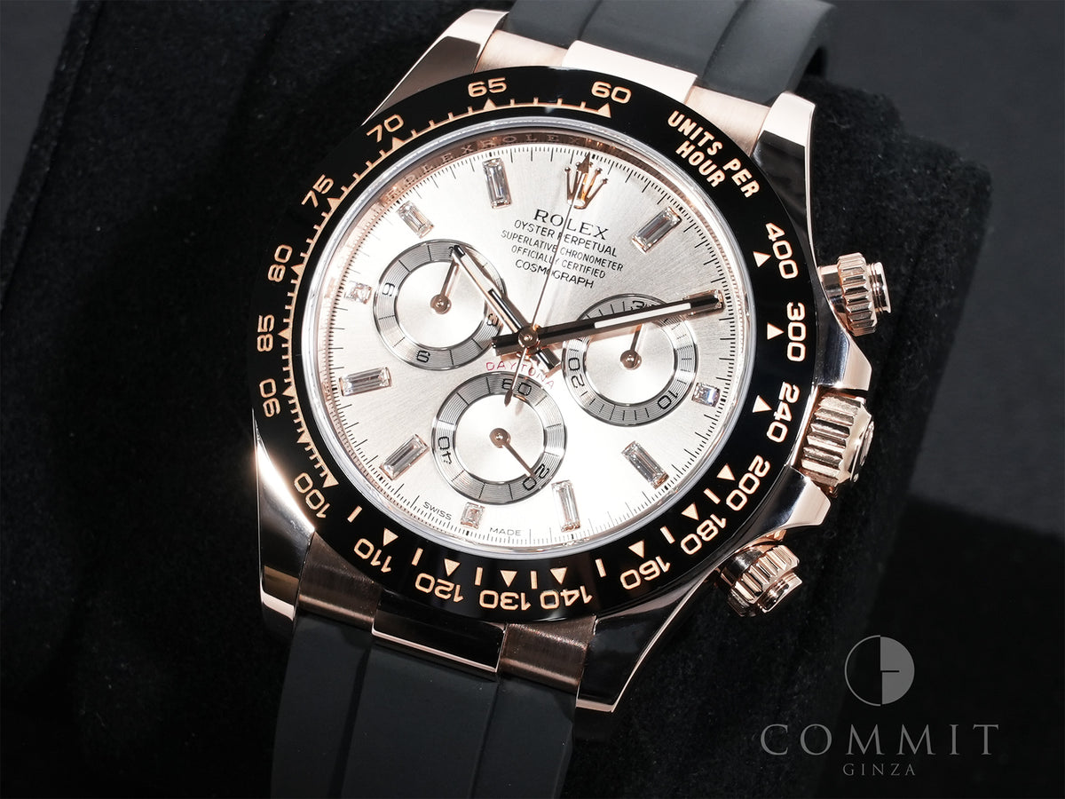 Rolex Daytona Ref.116515LN Everose Gold Sundust and 11P Diamond Dial Pre-owned 7uigtuoo