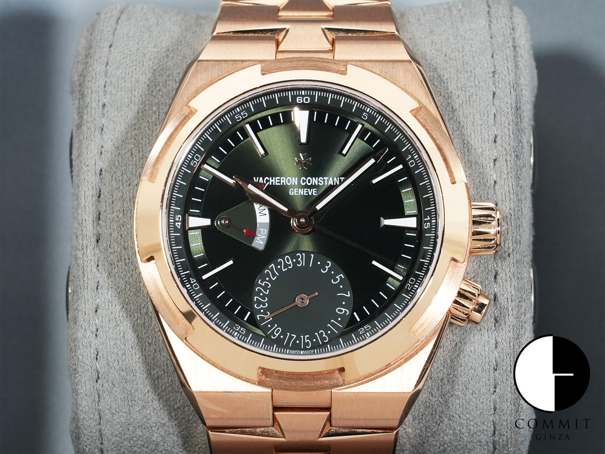ヴァシュロンコンスタンタン オーヴァーシーズ デュアルタイム Ref.7920V/210R-B965 ピンクゴールド グリーン文字盤 中古 yu2xf7u7