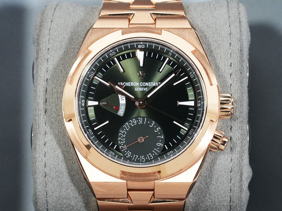 ヴァシュロンコンスタンタン オーヴァーシーズ デュアルタイム Ref.7920V/210R-B965 ピンクゴールド グリーン文字盤 中古 yu2xf7u7