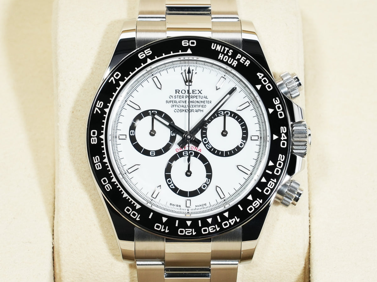 Rolex Daytona Ref.126500LN Stainless Steel White Dial Pre-owned dzn88wrx