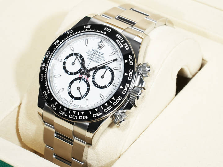 Rolex Daytona Ref.126500LN Stainless Steel White Dial Pre-owned dzn88wrx