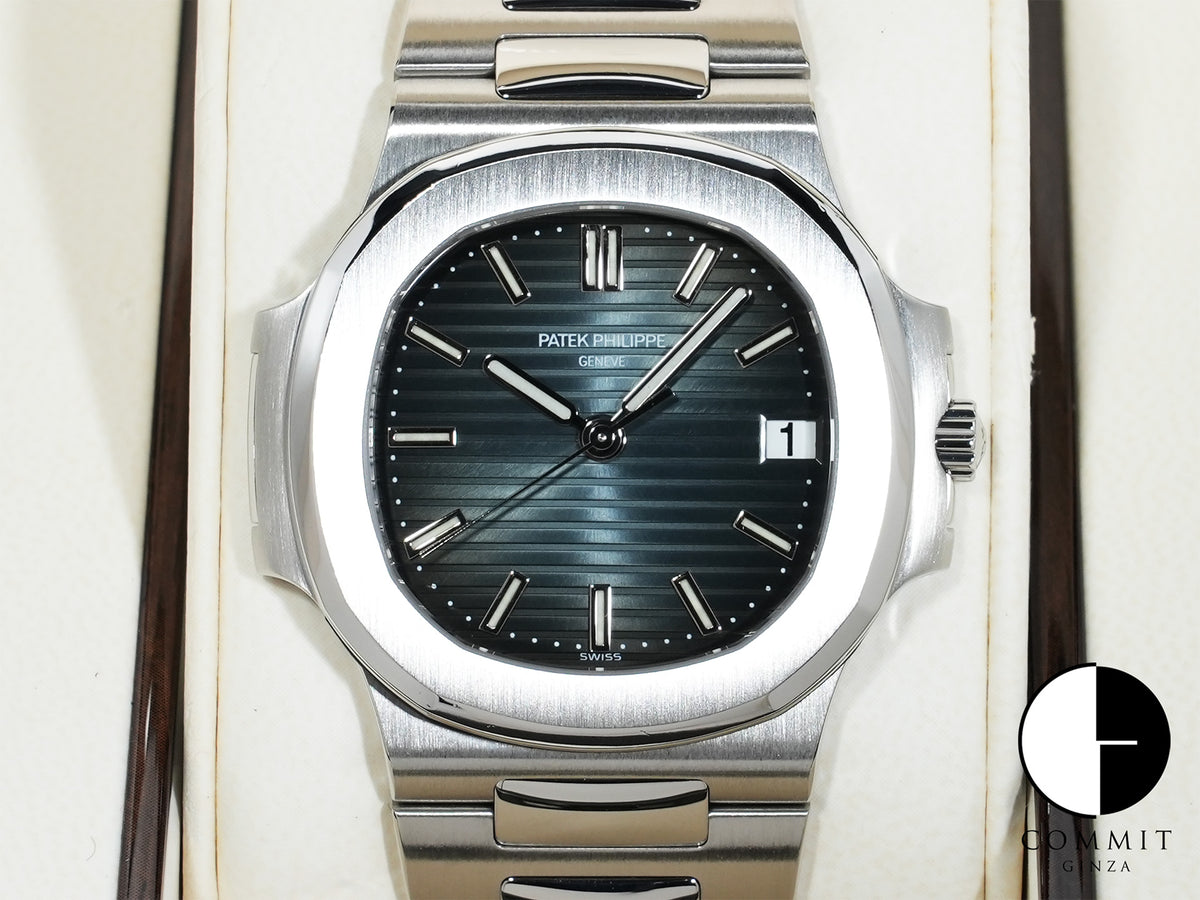 パテックフィリップ ノーチラス Ref.5800/1A-001 ステンレススチール ブルー文字盤 美品 frcy93qg