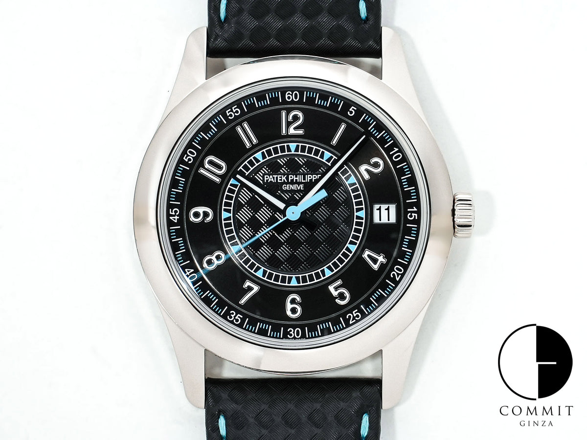 Patek Philippe Calatrava Ref. 6007G-011 White Gold Ebony Black Dial, Pre-owned in excellent condition ivo2pxo9