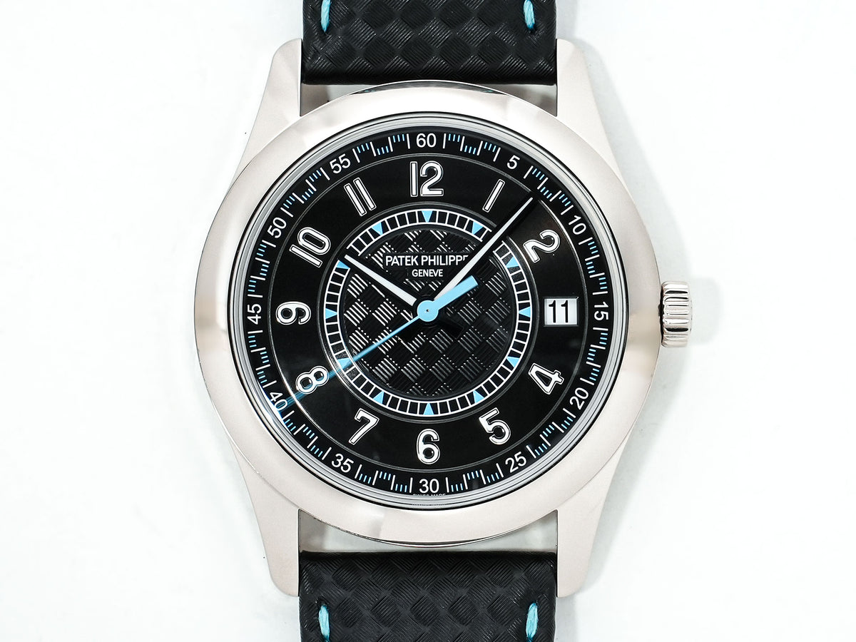 Patek Philippe Calatrava Ref. 6007G-011 White Gold Ebony Black Dial, Pre-owned in excellent condition ivo2pxo9