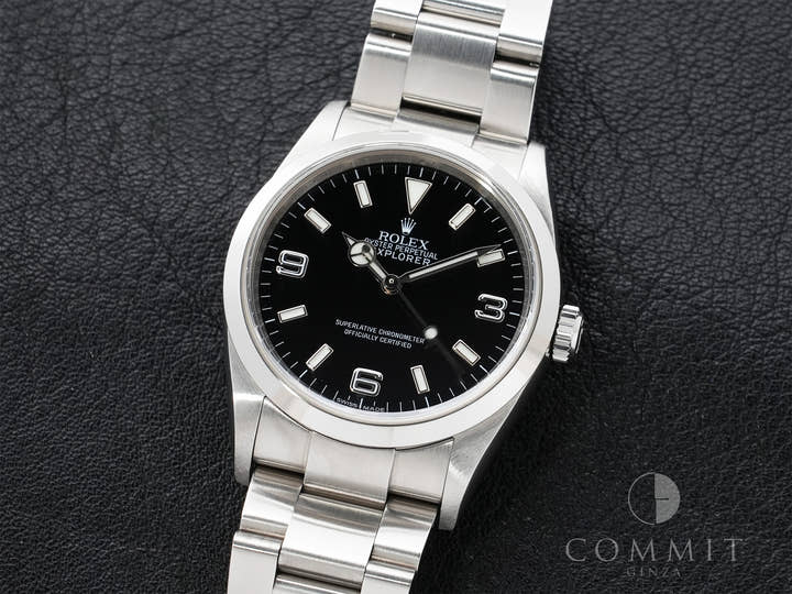 ロレックス エクスプローラーI Ref.114270 ステンレススチール ブラック文字盤 オイスターブレスレット 中古 8saoy2n7