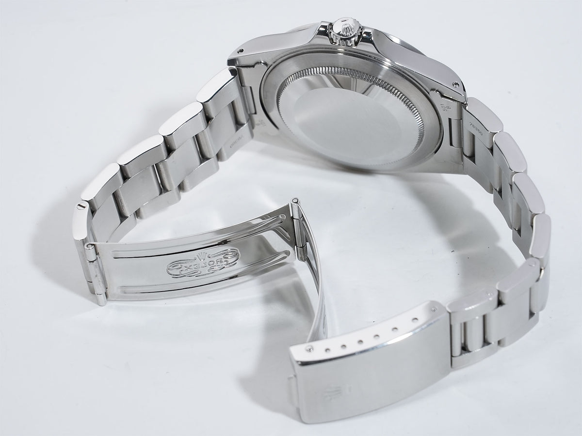 ロレックス エクスプローラーII Ref.16570 ステンレススチール ホワイト文字盤 オイスターブレスレット 中古 ptraigfe