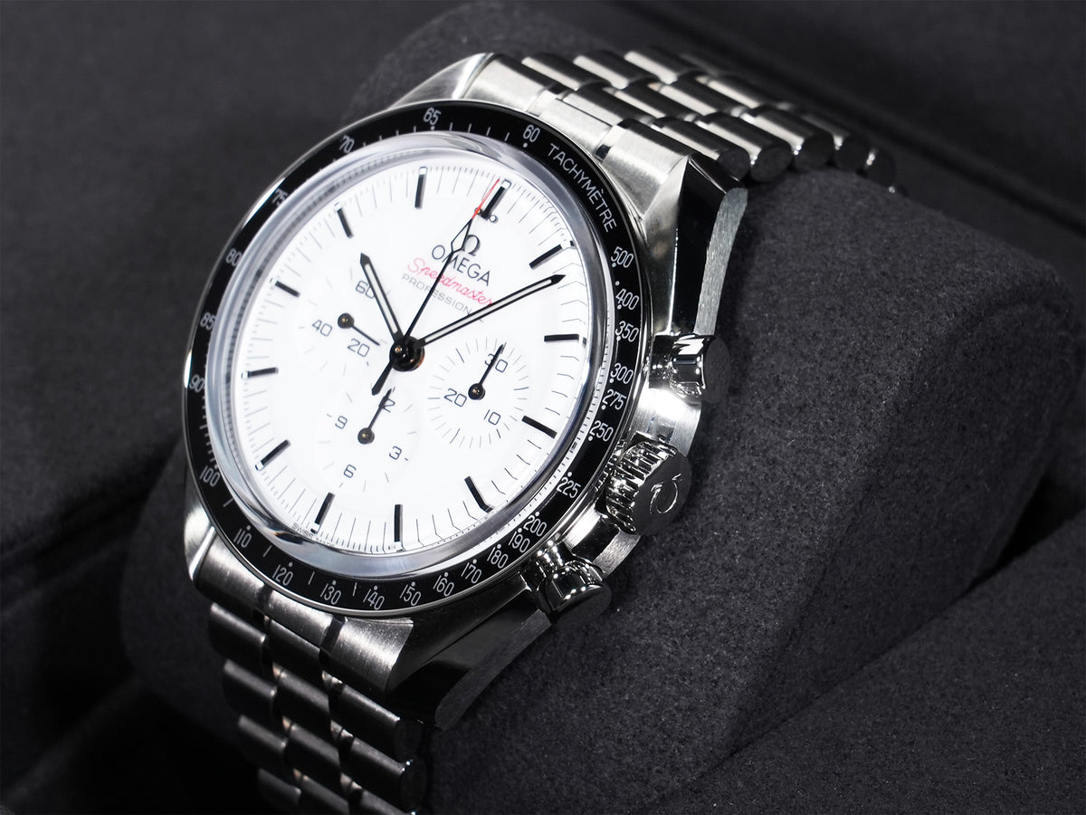 オメガ スピードマスター ムーンウォッチ プロフェッショナル Ref.310.30.42.50.04.001 ステンレス ホワイト文字盤 極美品 izx2qbjb