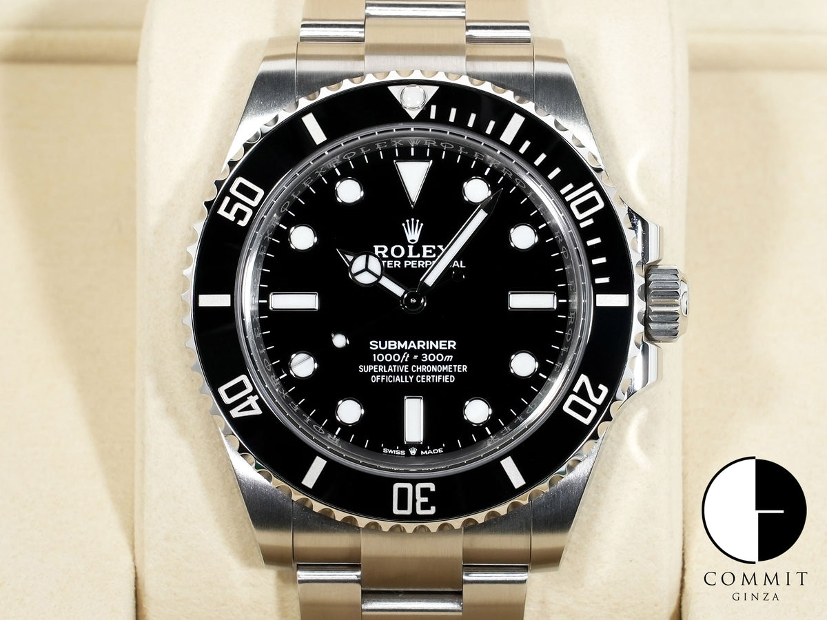 Rolex Submariner No-Date Ref. 124060 Stainless Steel Black Dial, Pre-owned in excellent condition vjukdz77