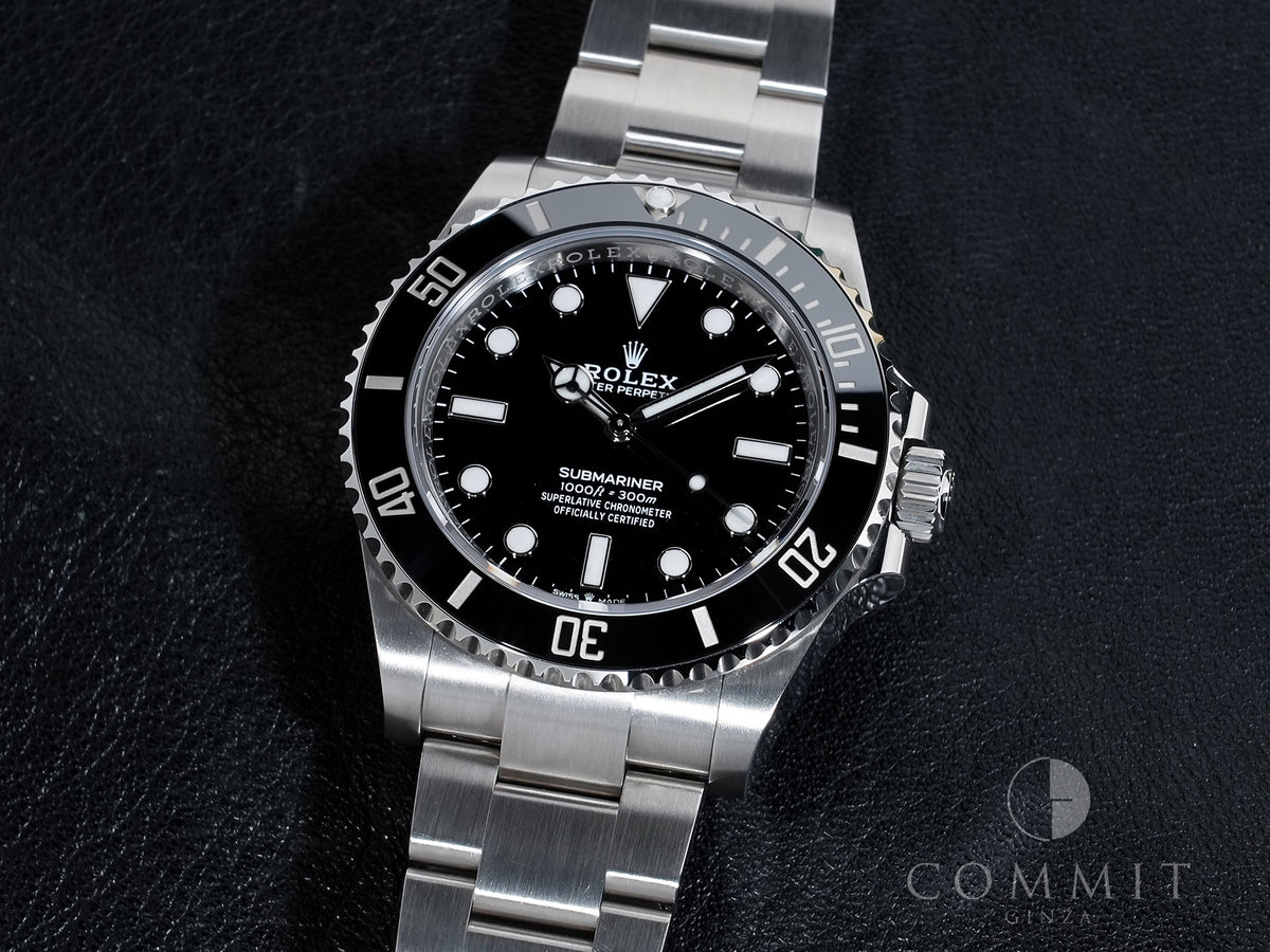Rolex Submariner No-Date Ref. 124060 Stainless Steel Black Dial, Pre-owned in excellent condition vjukdz77