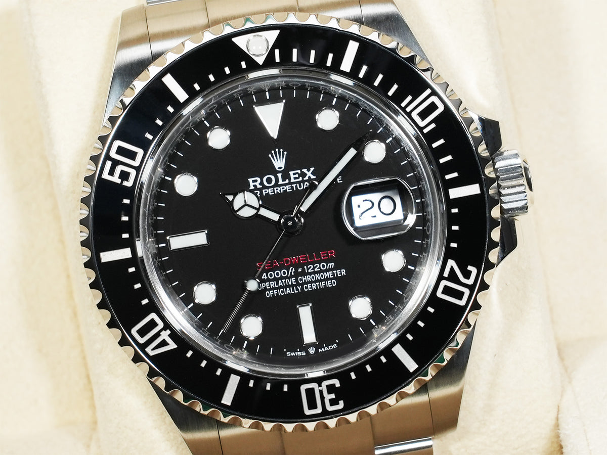 ロレックス シードゥエラー Ref.126600 ステンレススチール ブラック文字盤 美品 ppgaqkaj