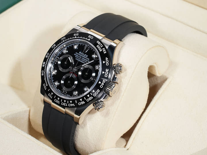 ロレックス デイトナ Ref.116519LN ホワイトゴールド ブラック8Pダイヤ文字盤 オイスターブレスレット 美品 2rkvqpj6