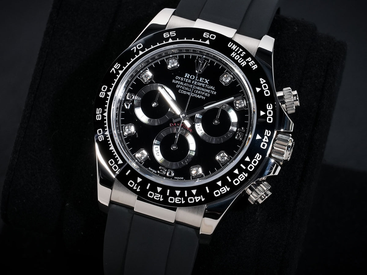 ロレックス デイトナ Ref.116519LN ホワイトゴールド ブラック8Pダイヤ文字盤 オイスターブレスレット 美品 2rkvqpj6