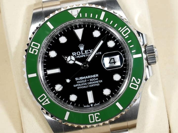 ロレックス サブマリーナー デイト Ref.126610LV ステンレススチール ブラック文字盤 美中古 jyygh4zf