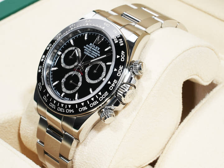 ロレックス デイトナ Ref.126500LN ステンレススチール ブラック文字盤 美中古 42fx3ihd