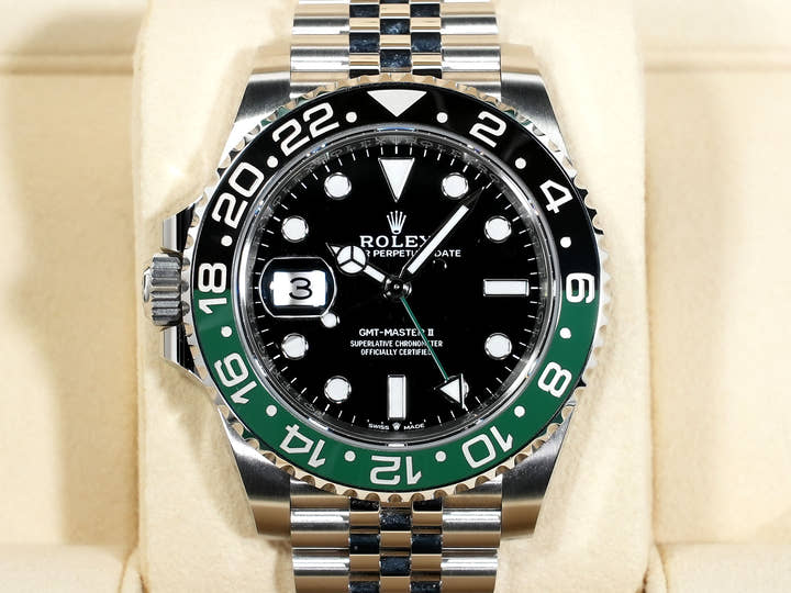 Rolex GMT-Master II Ref. 126720VTNR Stainless Steel Black Dial Jubilee Bracelet Pre-owned 38zsd48o