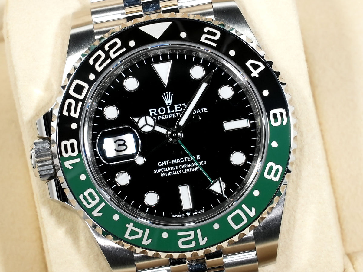 Rolex GMT-Master II Ref. 126720VTNR Stainless Steel Black Dial Jubilee Bracelet Pre-owned 38zsd48o