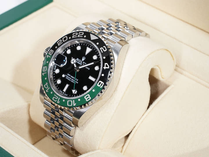 Rolex GMT-Master II Ref. 126720VTNR Stainless Steel Black Dial Jubilee Bracelet Pre-owned 38zsd48o